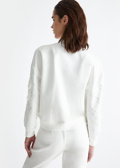 Felpa Aperta Nero Donna