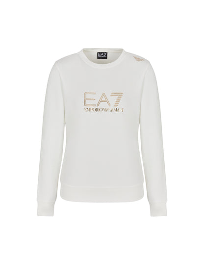 FELPA ARMANI EA7 GIROCOLLO DA DONNA - Dantoni Shop