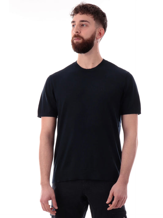 MAGLIA ARMANI EXCHANGE BLU - Dantoni Shop