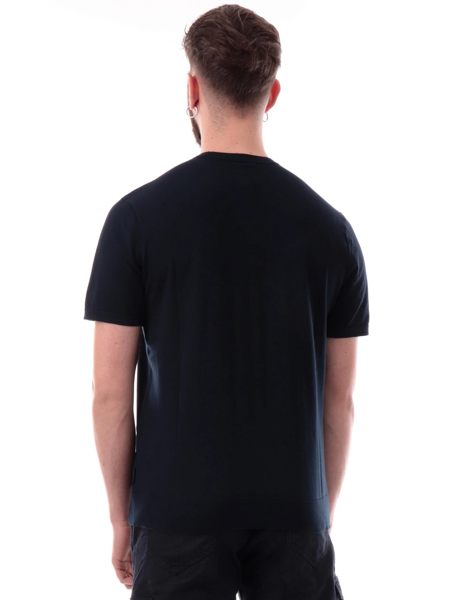 MAGLIA ARMANI EXCHANGE BLU - Dantoni Shop