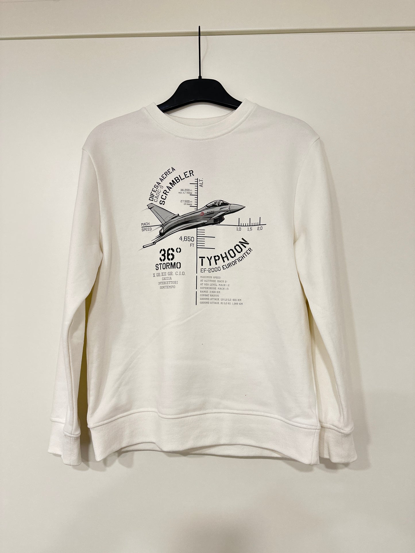 FELPA GIROCOLLO AERONAUTICA MILITARE PER BAMBINO