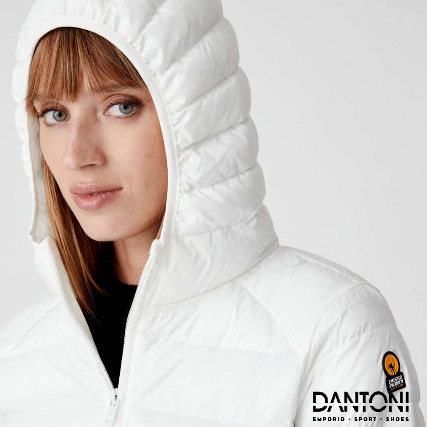 FLORA 3.0 – Piumino bianco corto trapuntato - Dantoni Shop