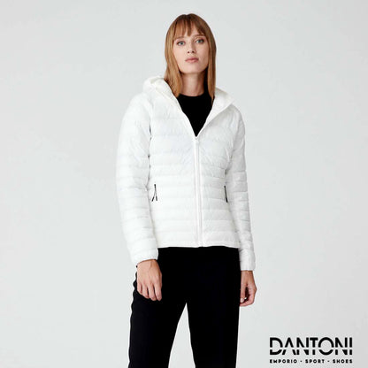 FLORA 3.0 – Piumino bianco corto trapuntato - Dantoni Shop