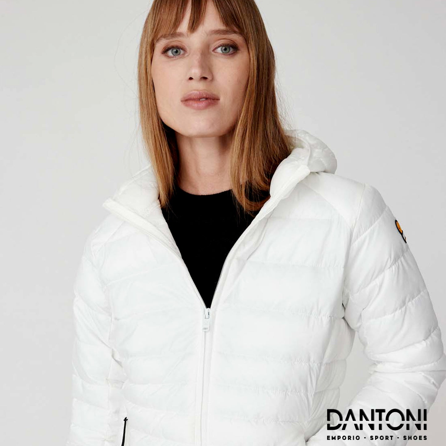 FLORA 3.0 – Piumino bianco corto trapuntato - Dantoni Shop