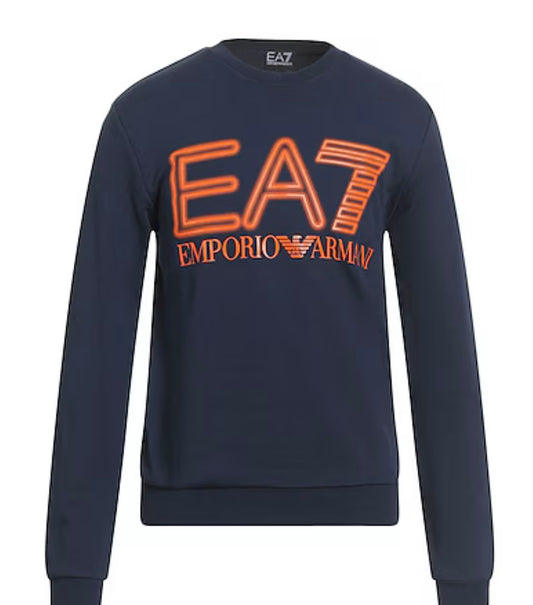 EA7 felpa girocollo uomo