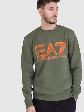EA7 FELPA GIROCOLLO UOMO