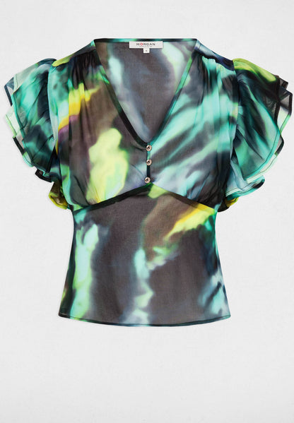 Top stampato OLIZY.F - Dantoni Shop