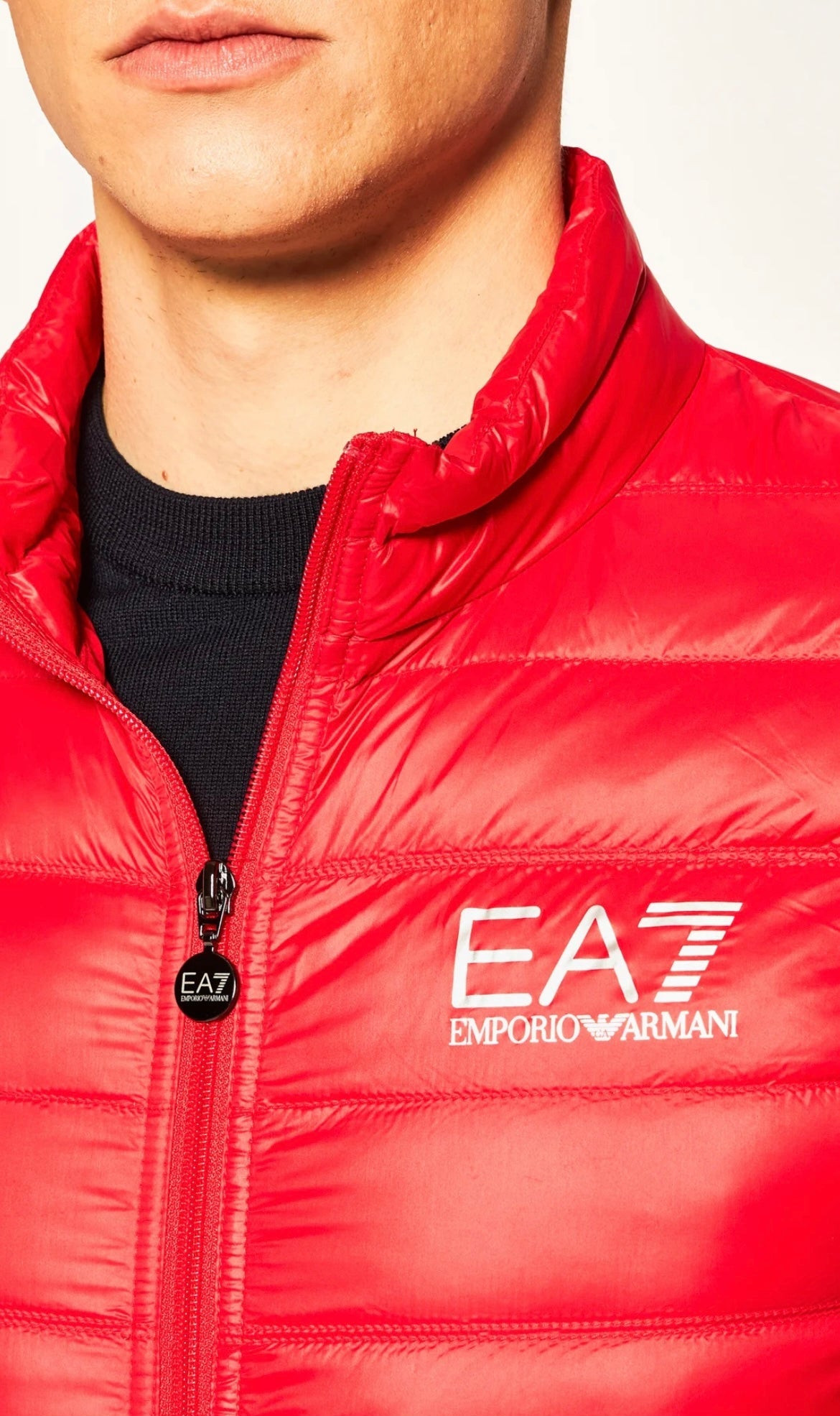 EA7 SMANICATO ROSSO UOMO