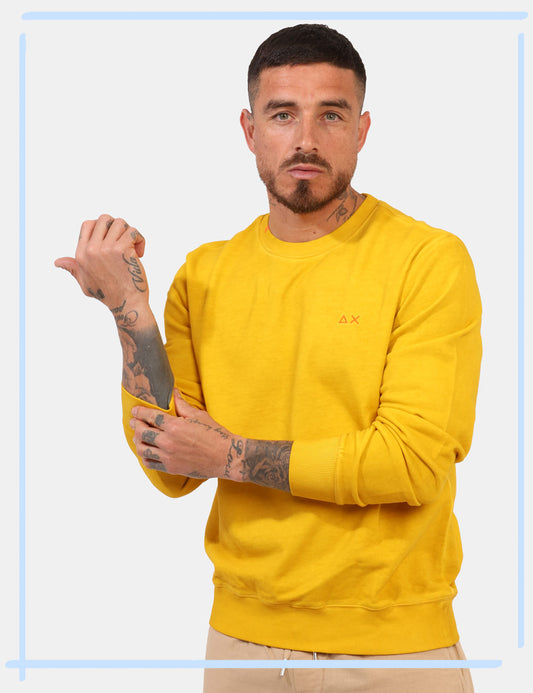 FELPA SUN68 COLORE GIALLO - Dantoni Shop