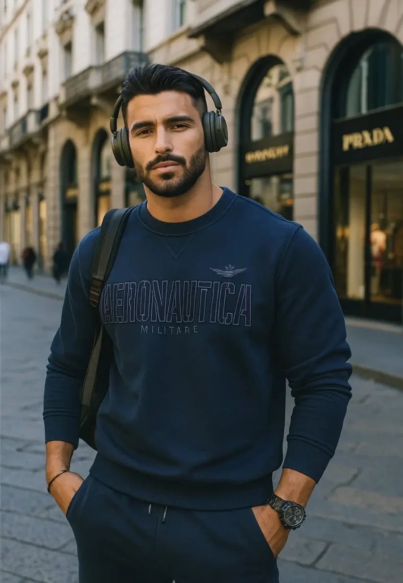 FELPA VERDE AERONAUTICA MILITARE - Dantoni Shop