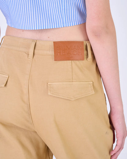 Cigarette jeans with pleats - Dantoni Shop