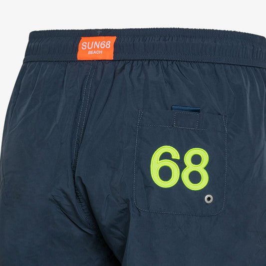 SHORT MARE CON MAXI LOGO SUN68 - Dantoni Shop