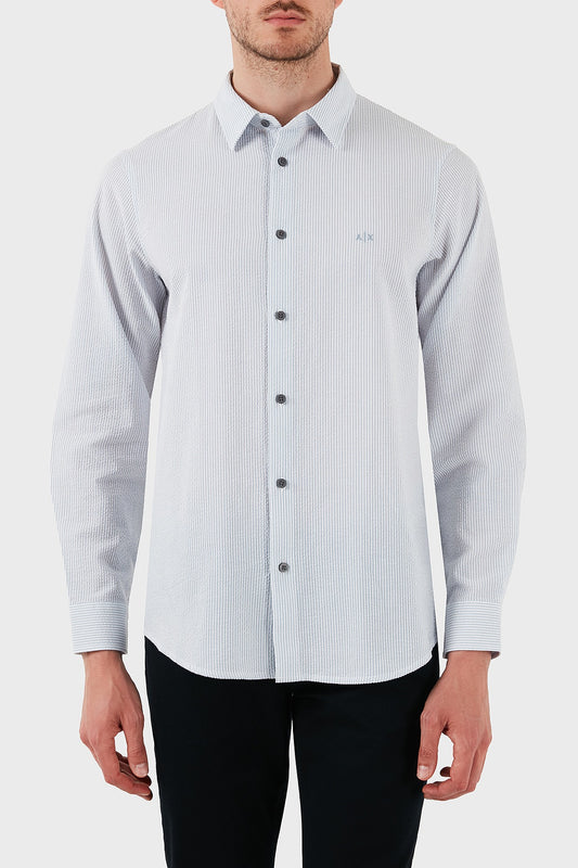 CAMICIA ARMANI EXCHANGE CELESTE SEERSUCKER