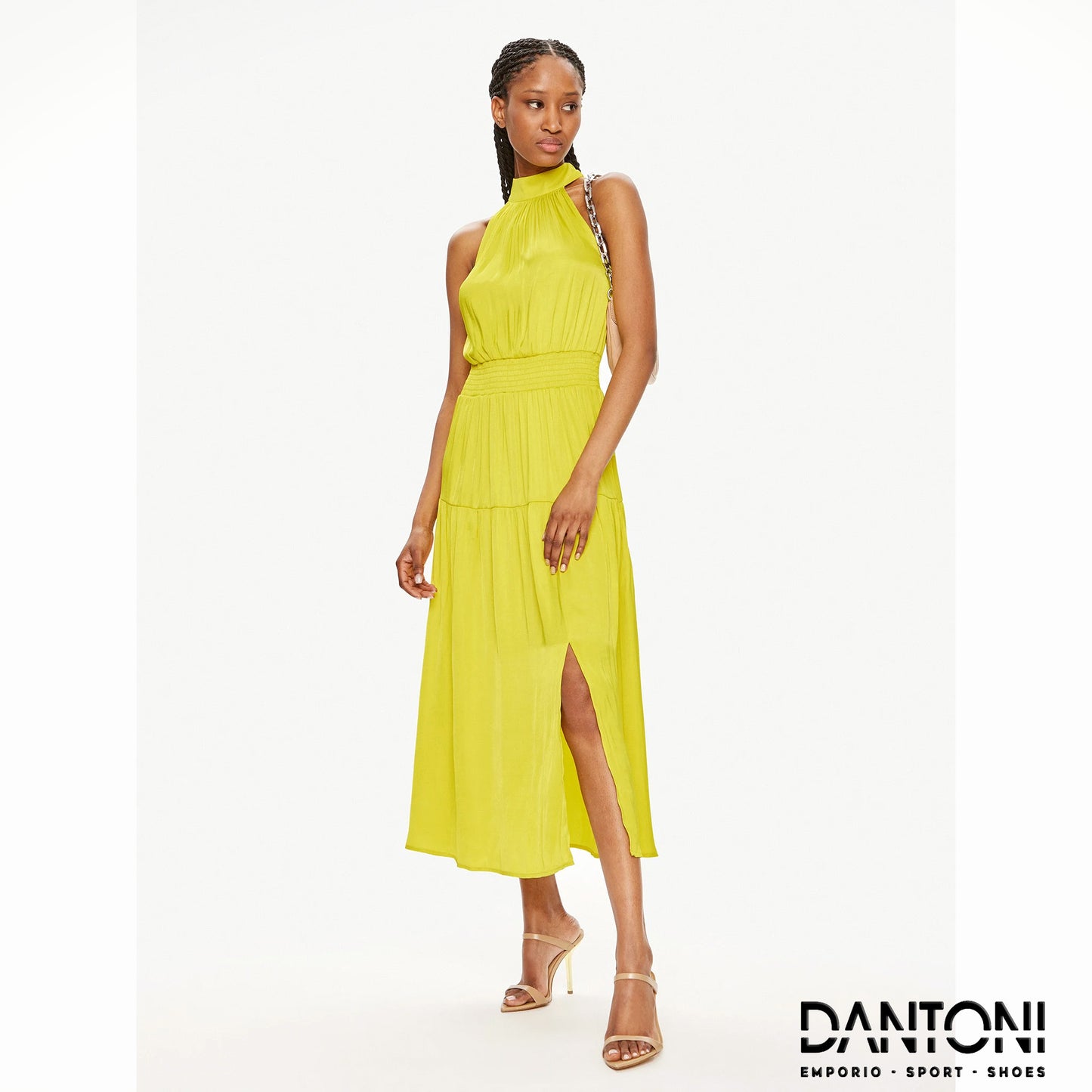 Vestito estivo 241-RIDOL Giallo Loose Fit - Dantoni Shop