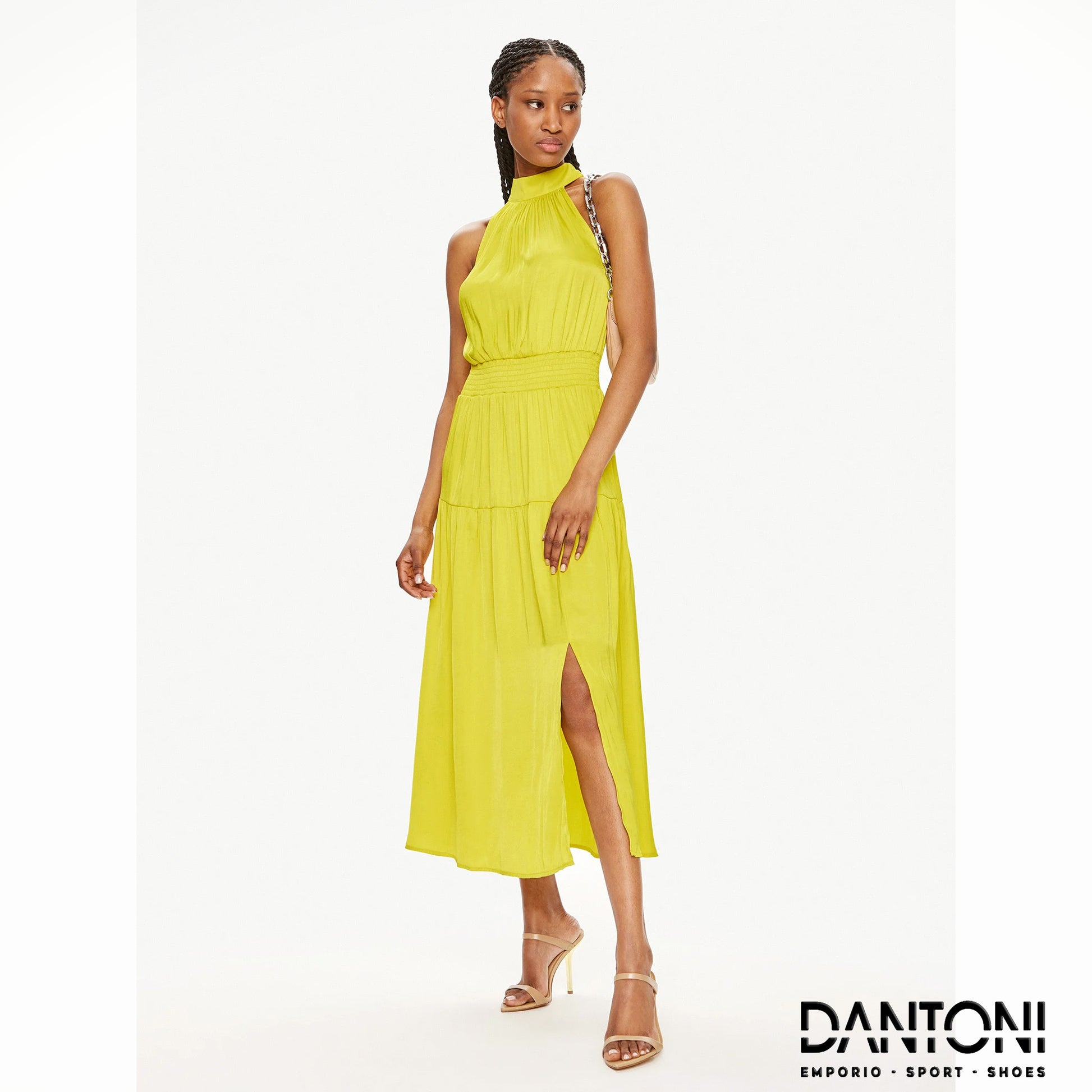 Vestito estivo 241-RIDOL Giallo Loose Fit - Dantoni Shop