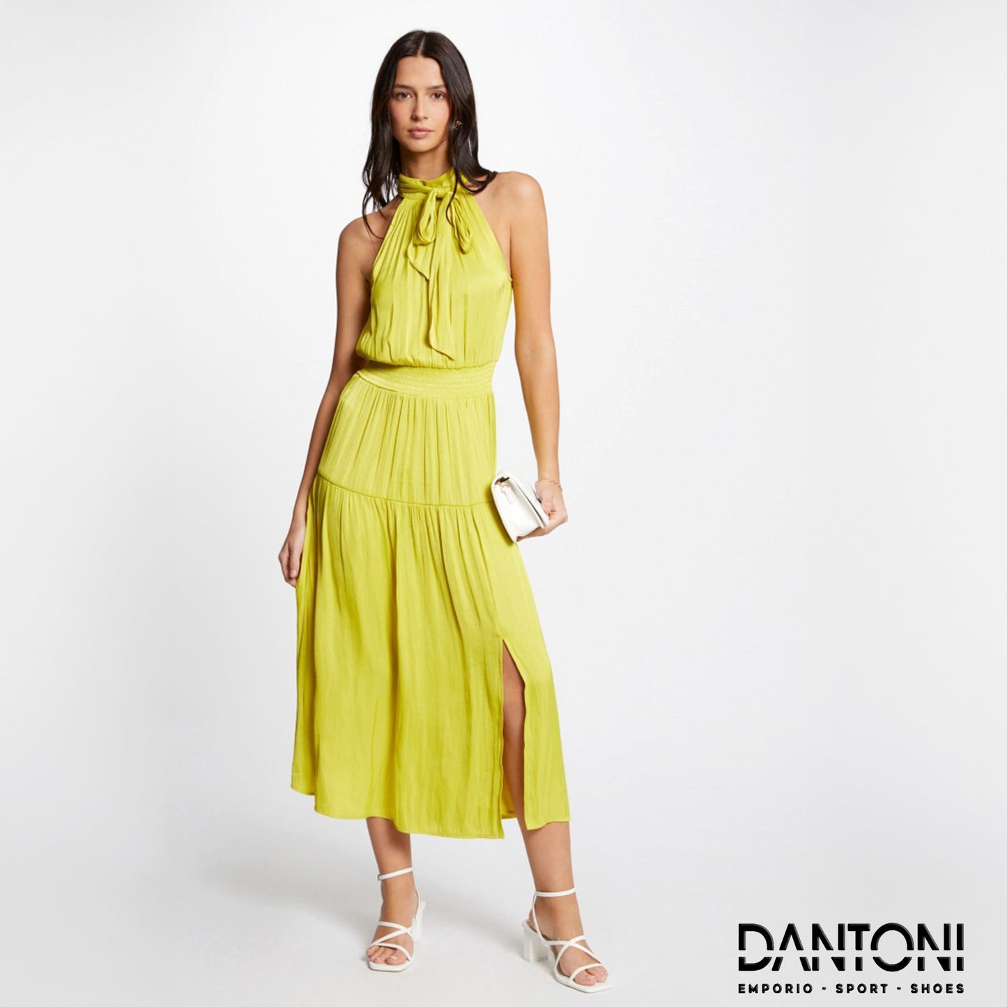 Vestito estivo 241-RIDOL Giallo Loose Fit - Dantoni Shop