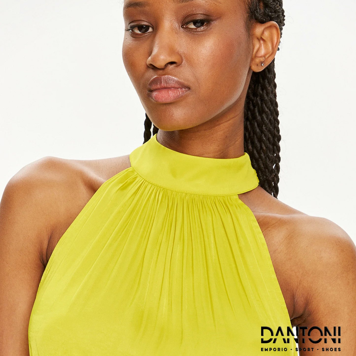 Vestito estivo 241-RIDOL Giallo Loose Fit - Dantoni Shop