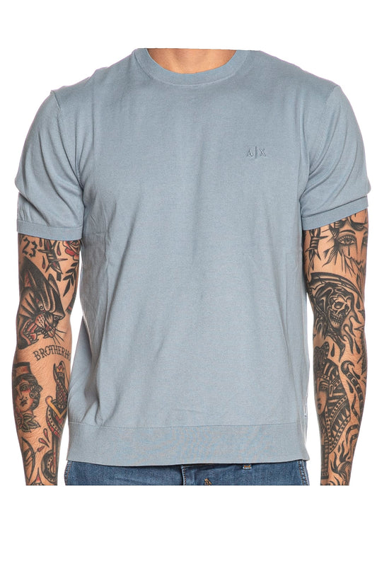 MAGLIA ARMANI EXCHANGE BLU - Dantoni Shop