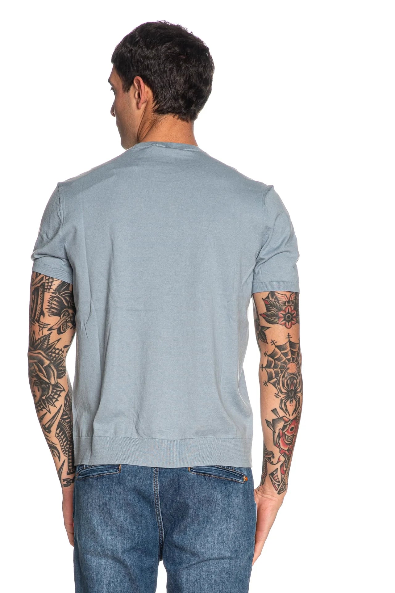 MAGLIA ARMANI EXCHANGE BLU - Dantoni Shop