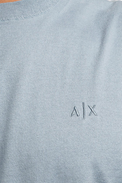 MAGLIA ARMANI EXCHANGE BLU - Dantoni Shop