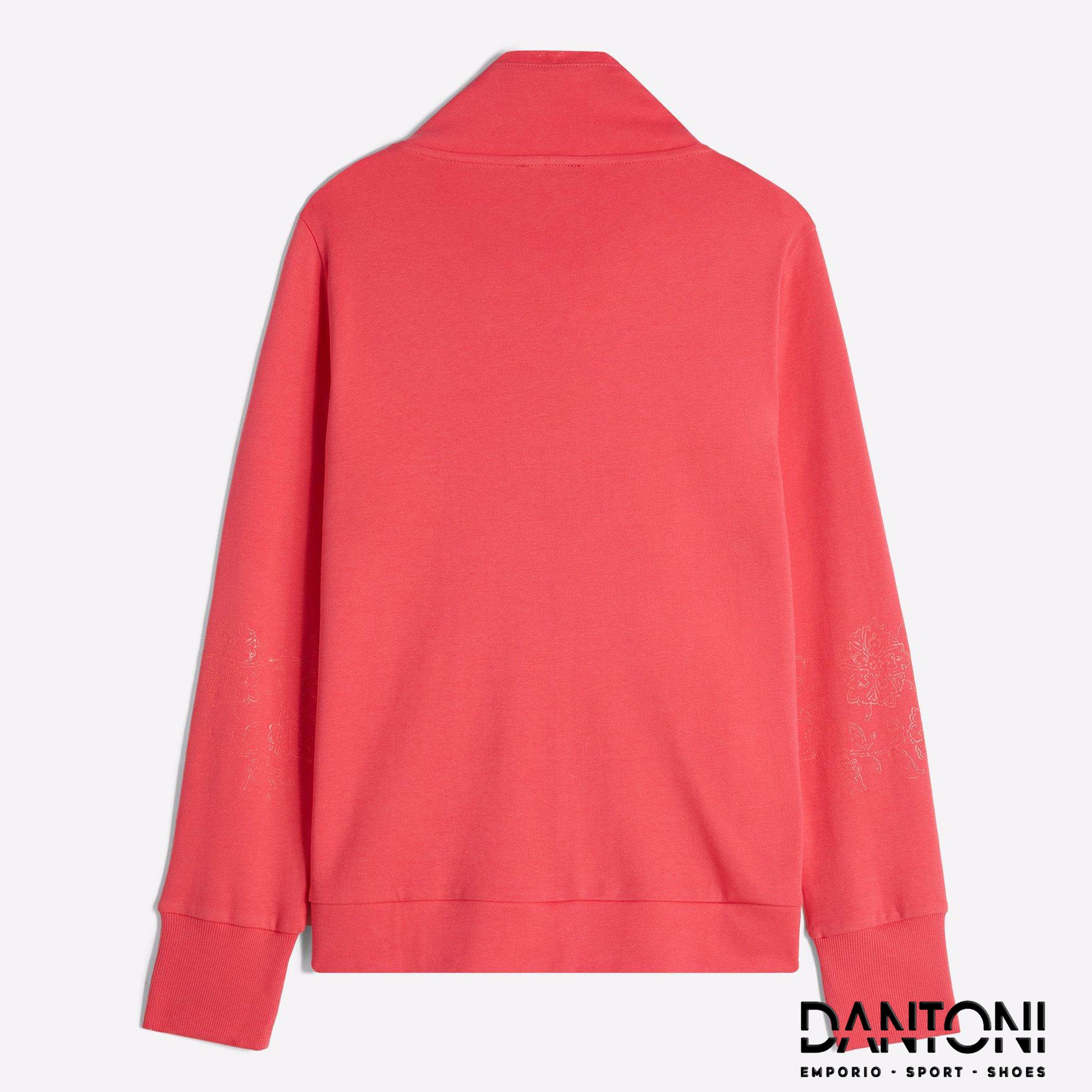 FELPA DA DONNA FREDDY ZIP  ROSSO - Dantoni Shop