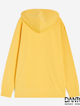 Felpa collo alto e zip in jersey con dettagli tropical