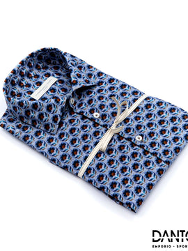 CAMICIA COLLO ITALIANO CON FANTASIA