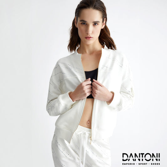 Felpa Aperta Nero Donna