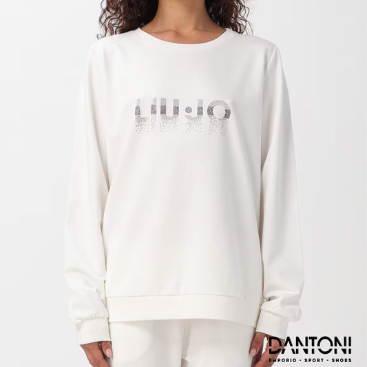 FELPA GIROCOLLO BIANCO - Dantoni Shop