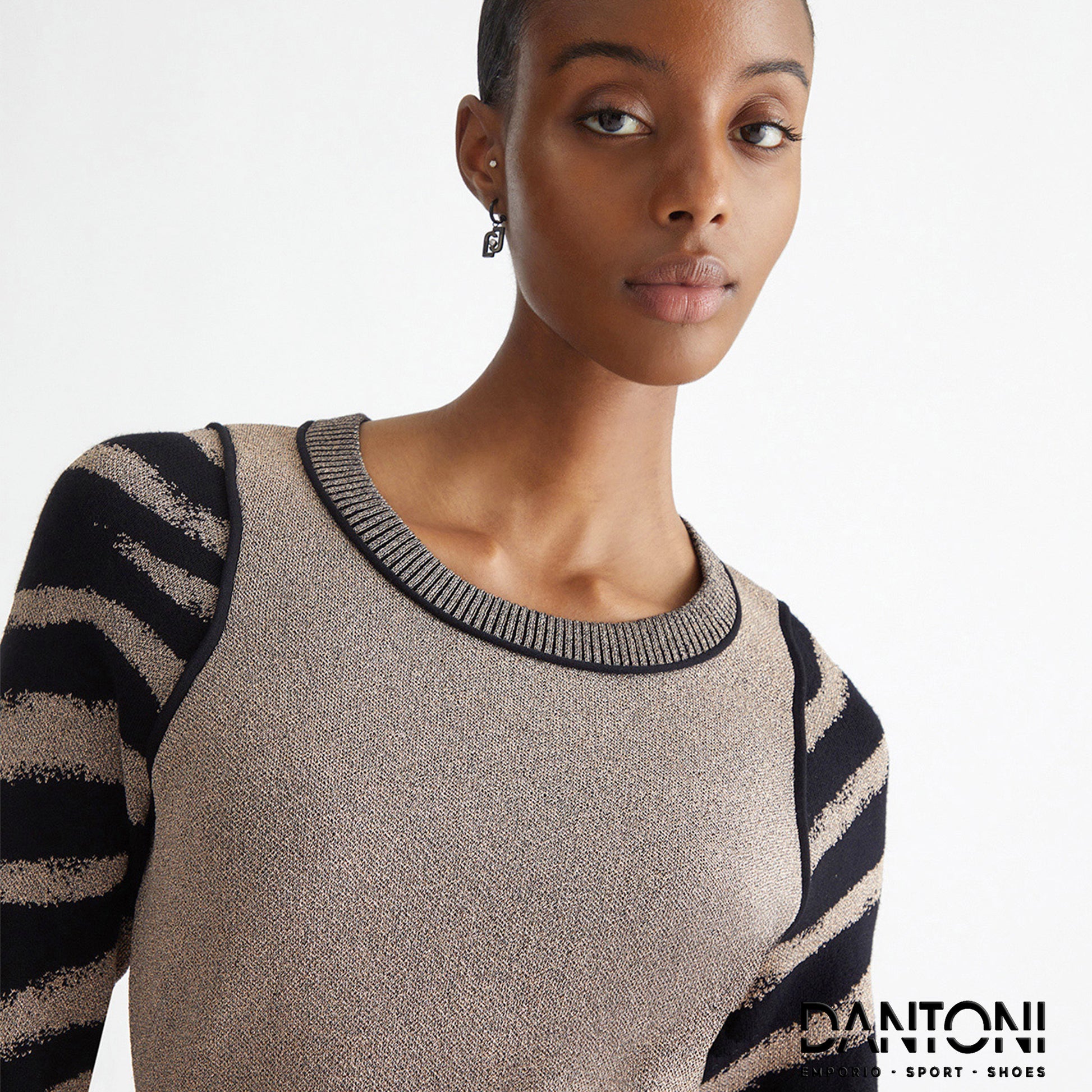 Abito animalier in maglia - Dantoni Shop
