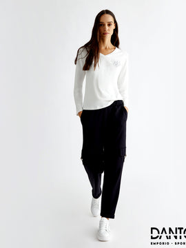 TSHIRT CON CUORE E STRASS LIU JO