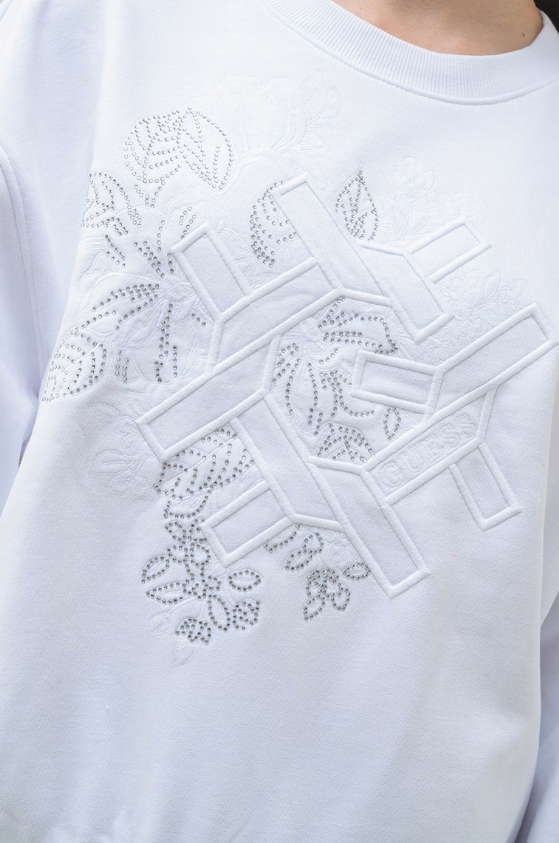 FELPA GUESS BIANCO - Dantoni Shop