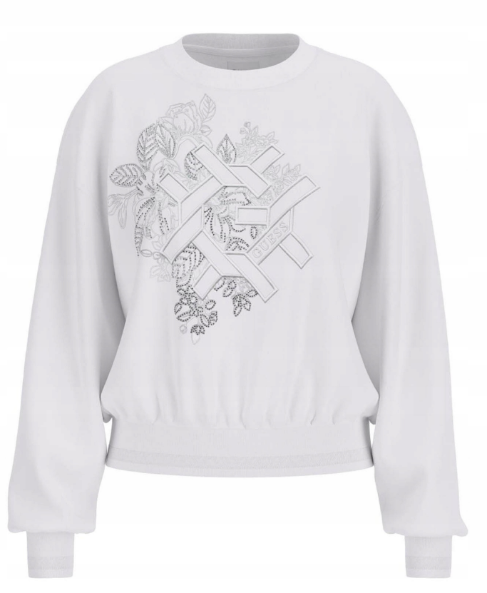 FELPA GUESS BIANCO - Dantoni Shop