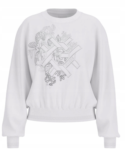 FELPA GUESS BIANCO - Dantoni Shop