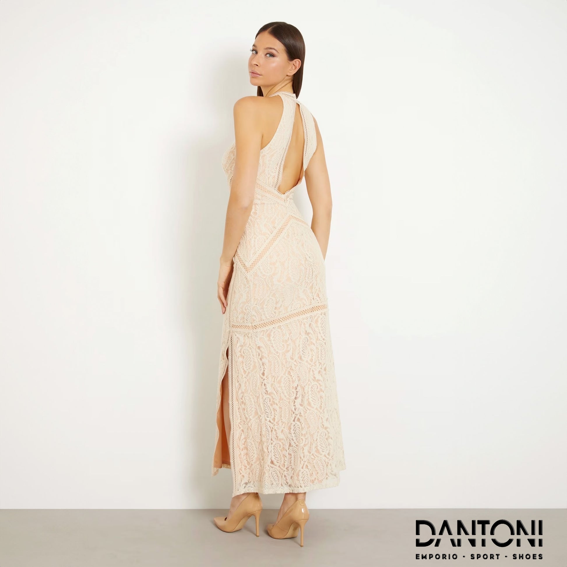 Abito lungo in pizzo - Dantoni Shop