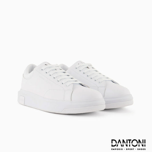 Action leather sneakers Bianco - Dantoni Shop