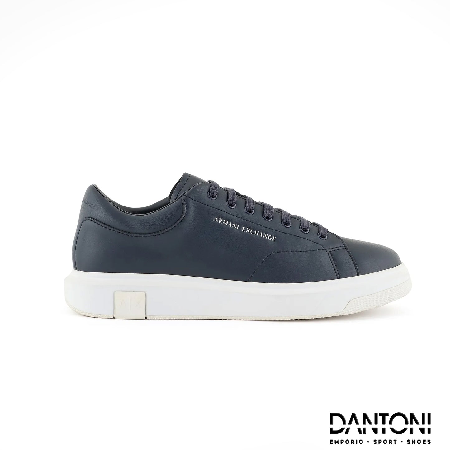 Sneakers in action leather Blu Navy - Dantoni Shop