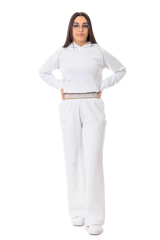 FELPA EA7 BIANCA DI DONNA
