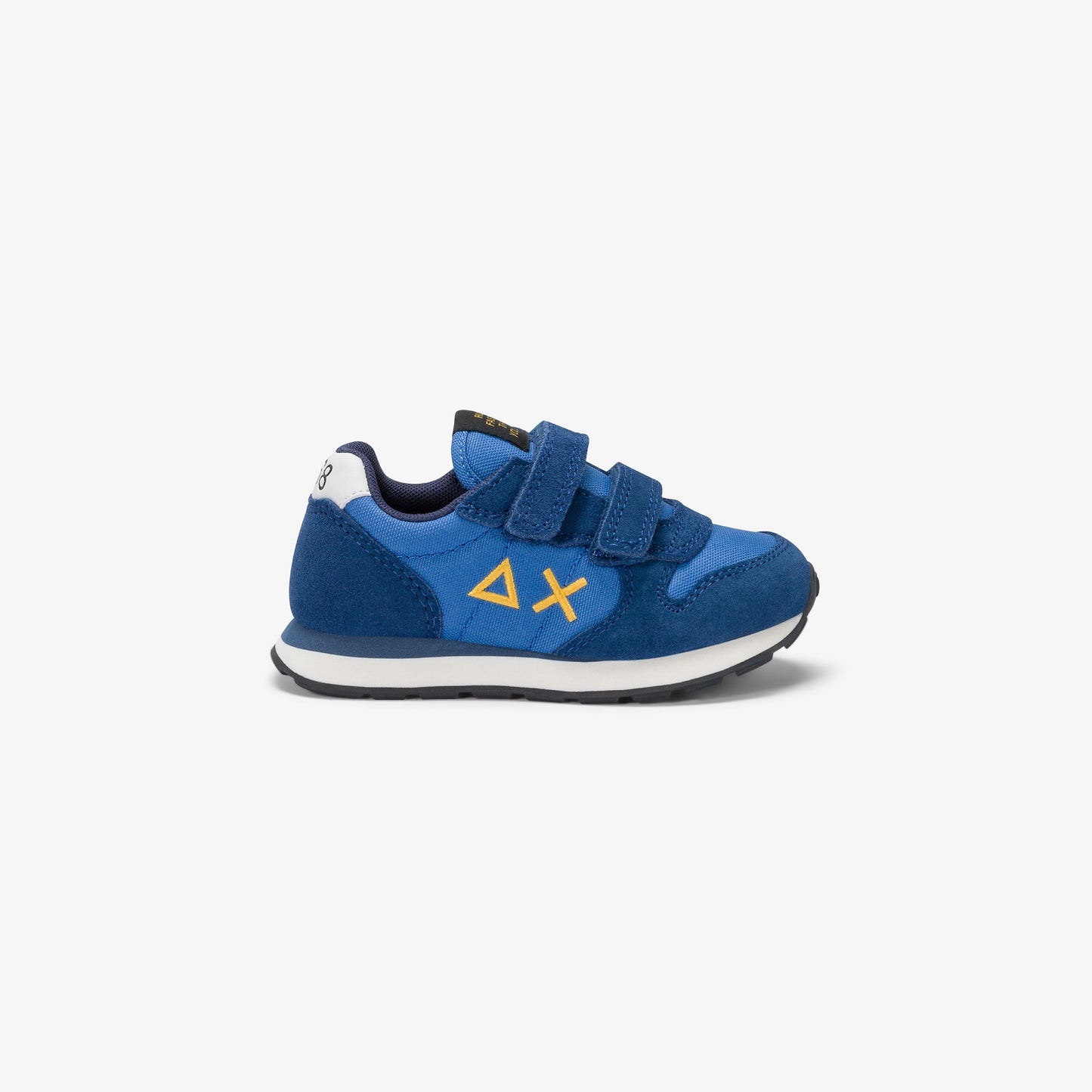 Sneaker Boy's Tom in nylon e suede Royal
