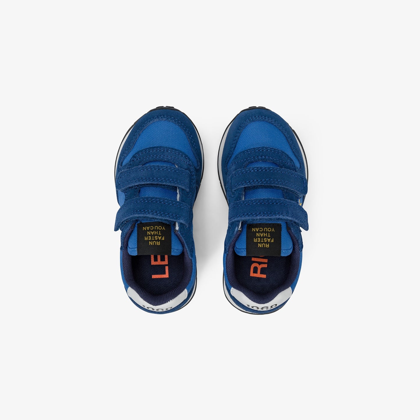 Sneaker Boy's Tom in nylon e suede Royal