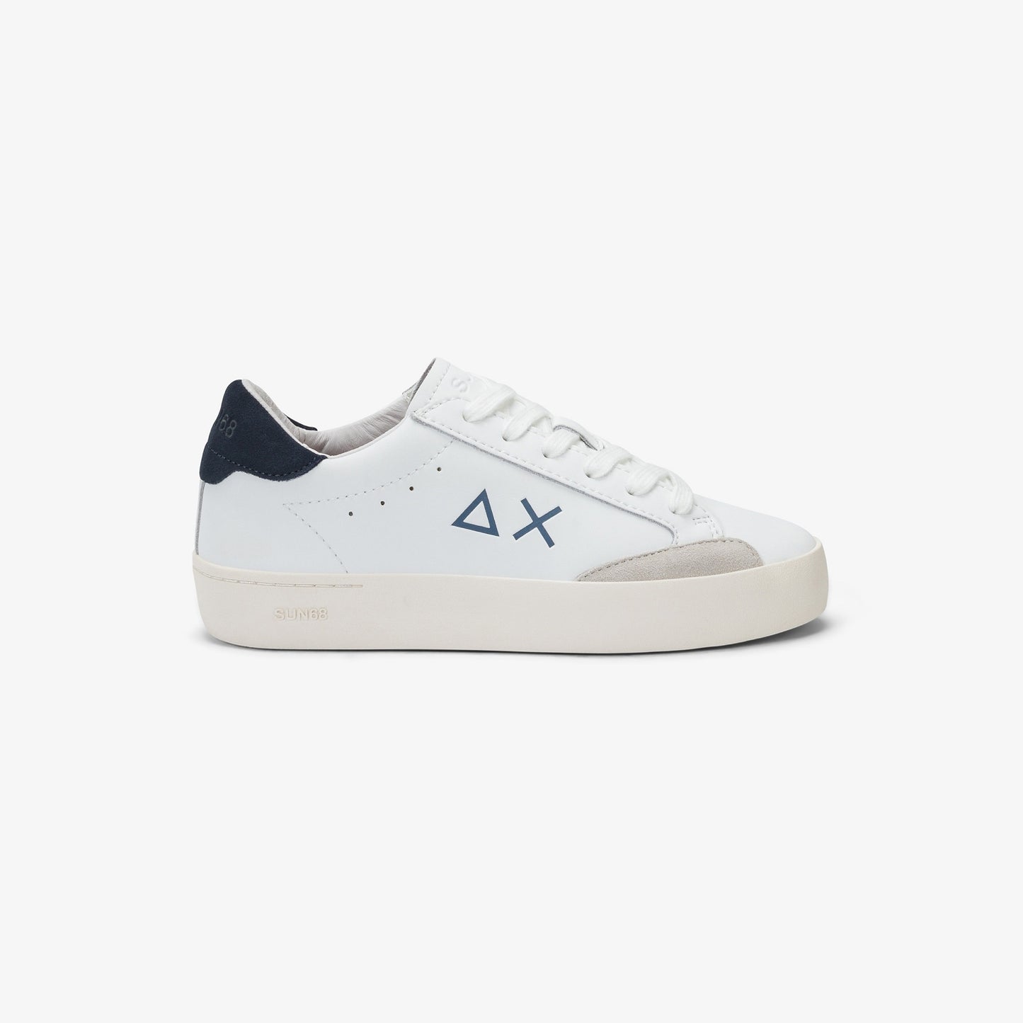 Sneaker Boy's Street in pelle