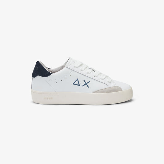 Sneaker Boy's Street in pelle