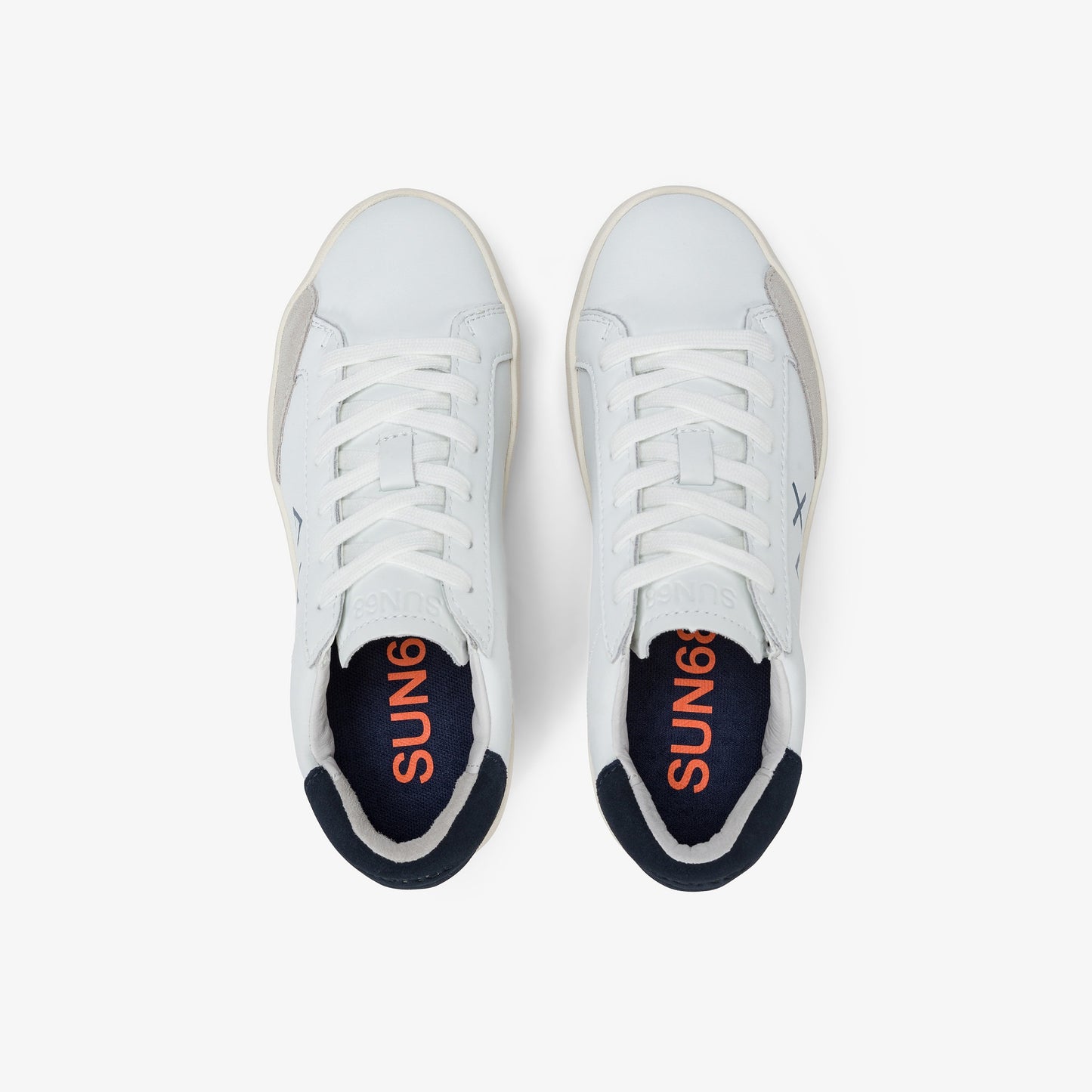 Sneaker Boy's Street in pelle