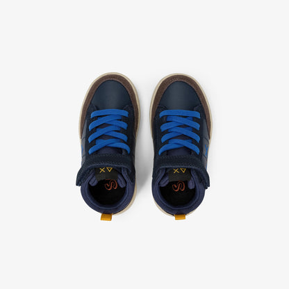 Sneaker Boy's Genius mid top in pelle e nylon