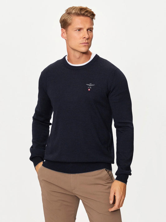 GIROCOLLO MERINO BLUE