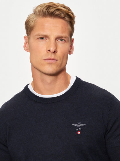 GIROCOLLO MERINO BLUE