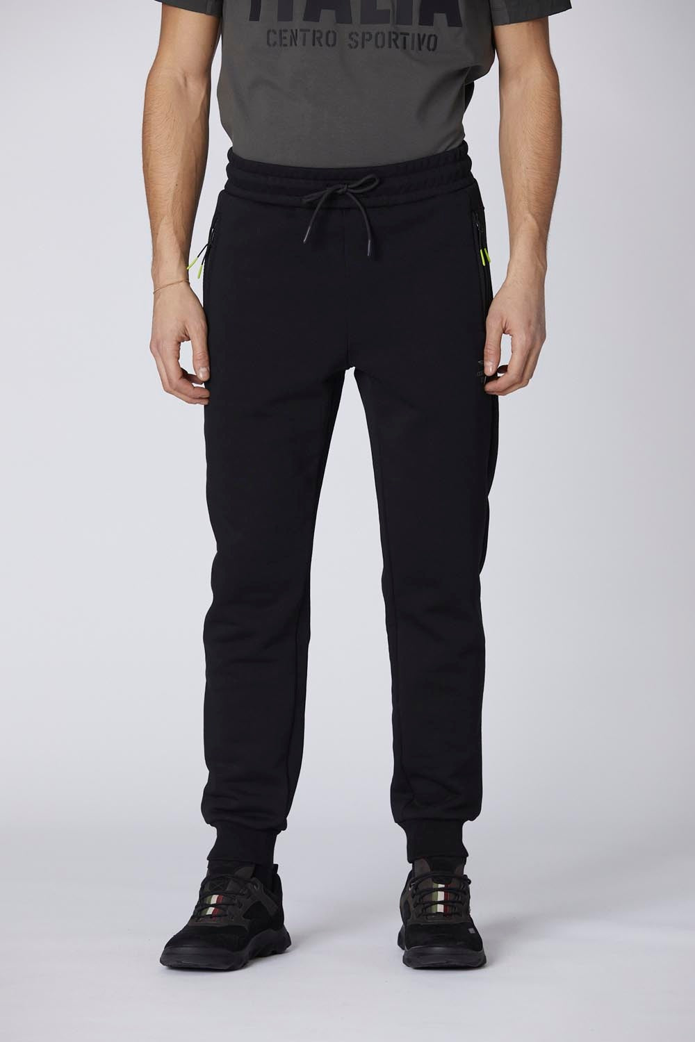 PANT ZIP CONTRASTO - AERONAUTICA MIL