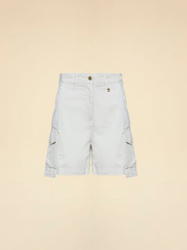 BERMUDA CARGO CON TASCHE IN RASO COTONE UOMO