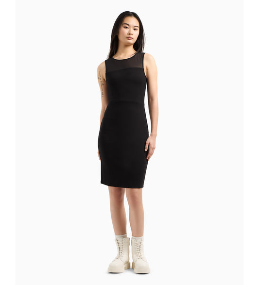 A|X Armani Exchange TIGHT-FITTING BLACK DRESS