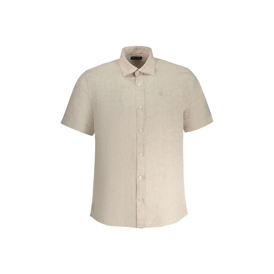 NORTH SAILS CAMICIA BEIGE MANICHE CORTE UOMO - Dantoni Shop